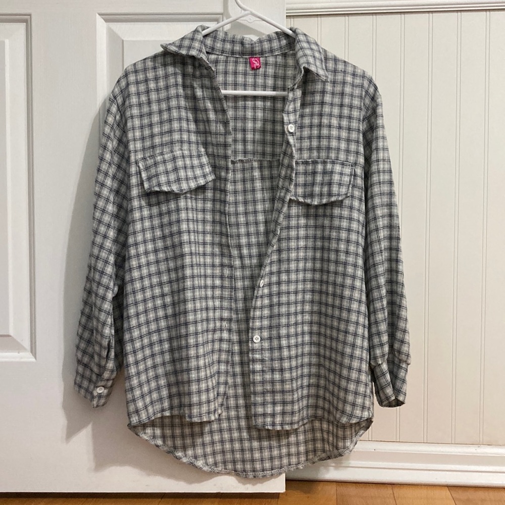 Plaid Oversized Shirt